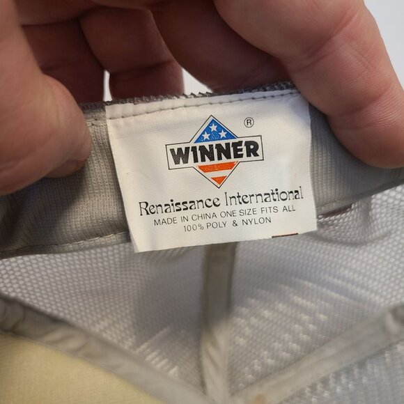 Vintage 90s Trucker Hat Raytheon Aerospace Defense Tech Logo Mesh Adjustable Hat - Picture 7 of 7